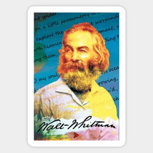 Walt Whitman - A Noiseless Patient Spider Magnet